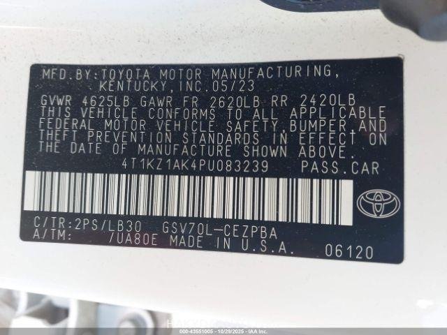 2023 TOYOTA CAMRY XSE V6 — 10